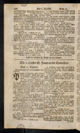 166-180, 7. Die 1. Epistel St. Pauli an die Corinther