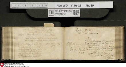 Stammbuch des Gottfried Crusius (Cruse) aus Stendal