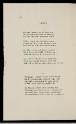 Gänge / Karl Bauer
