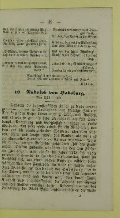 13. Rudolph von Habsburg