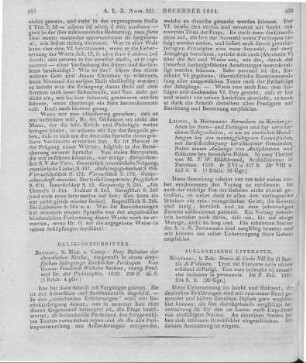 Suckow, F. W. G.: Drei Zeitalter der christlichen Kirche. Breslau: Max 1830