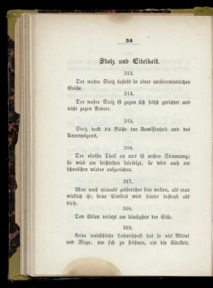 Stolz und Eitelkeit