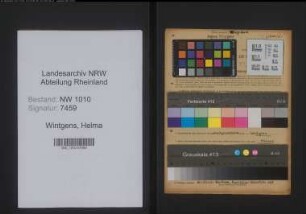 Entnazifizierung Helma Wintgens , geb. 28.08.1922 (Kunstgewerblerin)