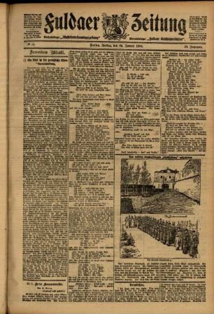 Zweite Ausgabe vom Freitag, den 26. Januar 1906.