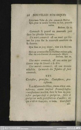 XXV. Contester, protester. Contestiren, protestiren