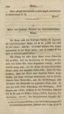 224-298 Ueber das kirchliche Ansehen der deuterokanonischen Bücher