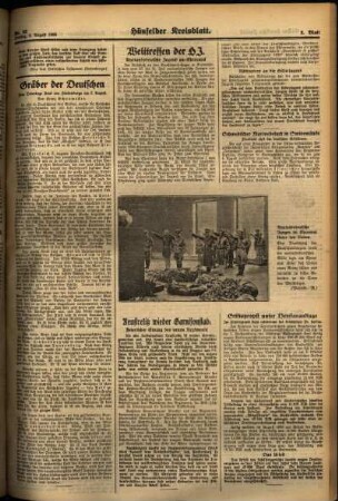 Zweite Ausgabe vom Freitag, den 02. August 1935.
