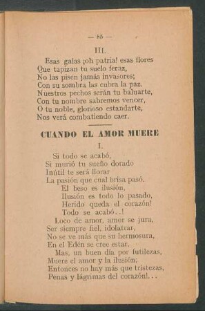 Cuando el amor muere