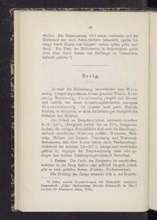 Essig.