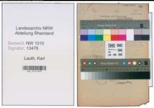 Entnazifizierung Karl Lauth , geb. 11.05.1893 (Schulwesen)