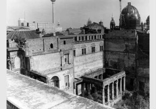 Blick auf das zerstörte Neue Museum