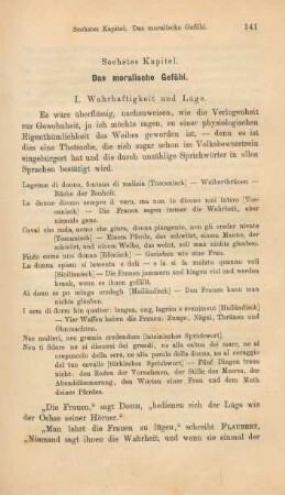 Sechstes Kapitel. - Das moralische Gefühl