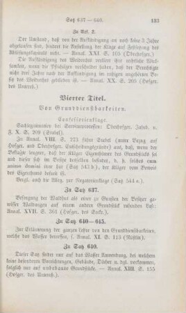 Vierter Titel. Von Grunddienstbarkeiten