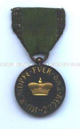 Kriegsdenkmünze 1814/1815 für Mannschaften