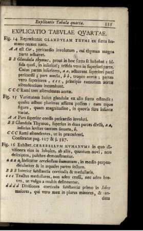 Explicatio Tabulæ Quartæ.