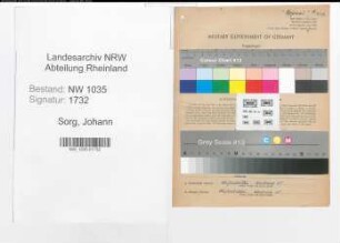 Entnazifizierung Johann Sorg , geb. 10.09.1902 (Steiger)