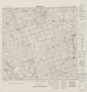 4656 (alte Nr.: 2694) Neuhammer, Meßtischblatt (4cm - Karte)
