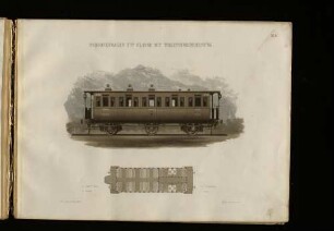 Bl. 4. Personenwagen 2ter Classe mit Toiletteneinrichtung.