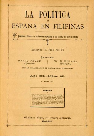 Núm. 65. 1. Agosto 1893