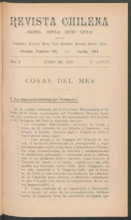 1. La impracticabilidad del plebiscito
