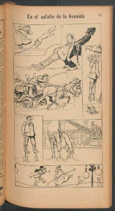 En el asfalto de la Avenida - [Cómic]