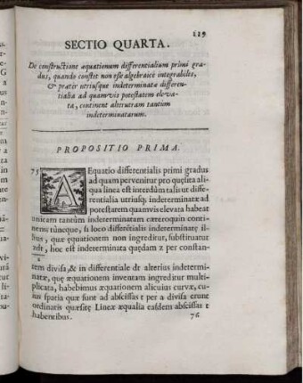 Sectio IV. De constructione aequationum differenitalium primi gradus, quando constet non esse algebraicè integrabiles.