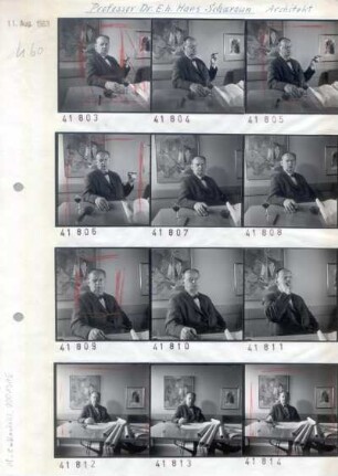 Portraitserie Professor Dr. E. h. Hans Scharoun