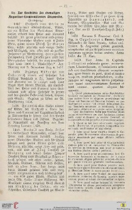 29: Zur Geschichte des ehemaligen Augustiner-Eremitenklosters Uttenweiler, [2]