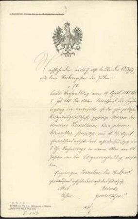 Auszug Sterberegister Lina Krautheim 16.04.1858