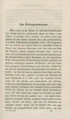 205-234 Zur Gesangbuchsreform