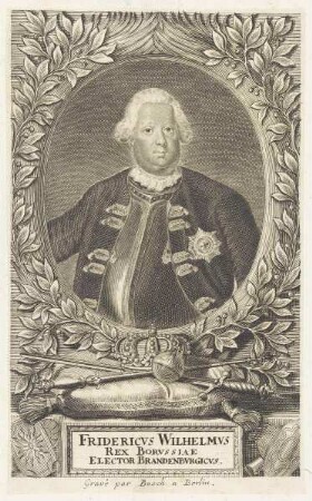 Bildnis des Fridricus Wilhelmus Rex Borussiae