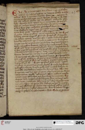 Ps.-Aristoteles, Secreta secretorum (Iohanne Hispano interprete)