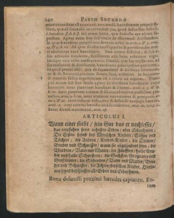 Articulus I. - Articulus X.