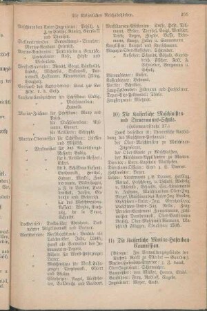 11) Die Kaiserliche Marine-Hafenbau-Commisson.