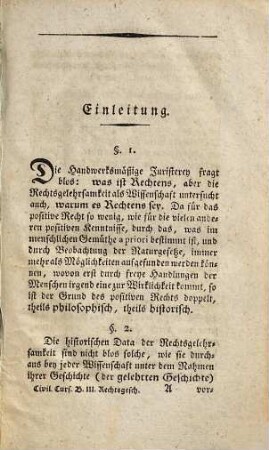 Lehrbuch eines civilistischen Cursus, 3. Lehrbuch der Geschichte des Römischen Rechts