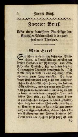 Zweeter Brief.