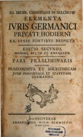 Elementa iuris germanici privati hodierni