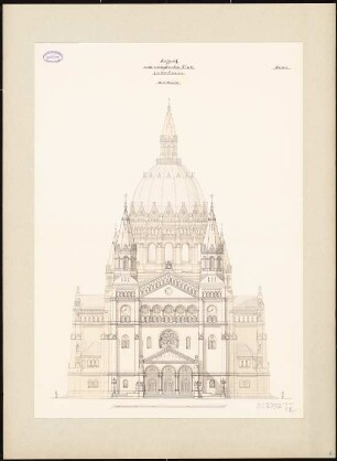 Kirche mit 2200 Plätzen: Ansicht