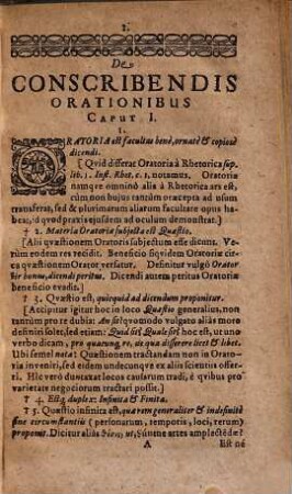 Institutiones Oratoriæ, Sive De Conscribendis Orationibus, è veterum ac recentiorum Oratorum præceptis, methodica introductio : in usum Juventutis Scholasticae illustratæ