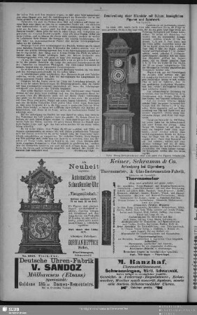 Beschreibung einer Standuhr mit Datum, beweglichen Figuren und Spielwerk