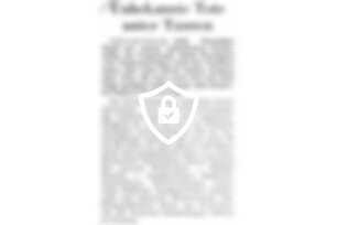 Unbekannte Tote unter Tannen
