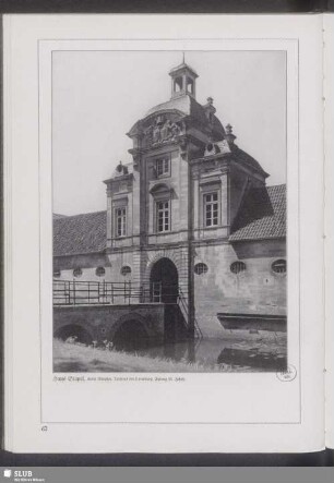 Haus Stapel, Kreis Münster. Torhaus der Unterburg. Anfang 18. Jahrh.