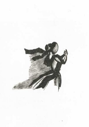 Illustration zu Heinrich Heine, Deutschland - ein Wintermärchen. Holzstich von Michail Iwanowitsch Poljakow. Acadamia 1936