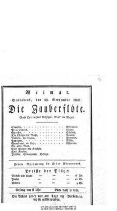 Die Zauberflöte