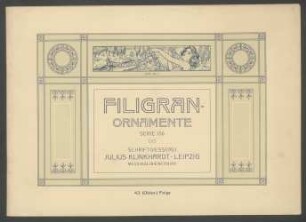 Filigran-Ornamente Serie 156, 62. Oktav-Folge