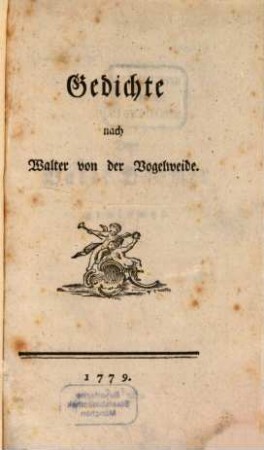 Gedichte nach Walter von der Vogelweide