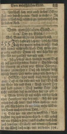 Vom menschlichen Elend.