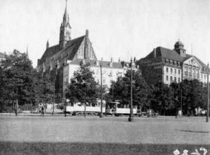 Leipzig: Matthäi-Kirche v. Ring aus gesehen