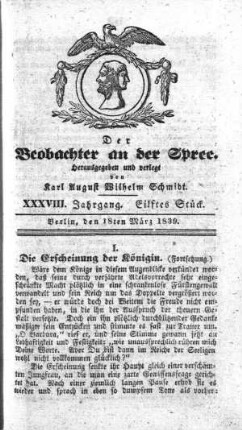 11. Stueck, 18. Maerz 1839