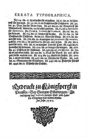 Errata Typographica